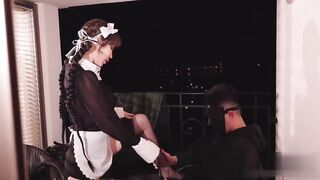 辛尤里粗爆性交：征服坏女仆，激情征服之旅