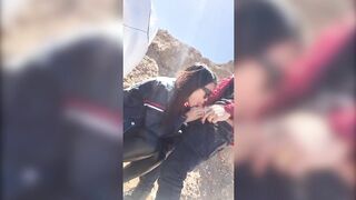 爱野战的欲女，经常约炮友野战